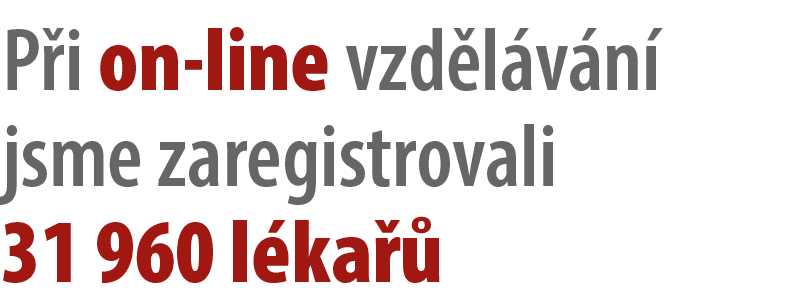 P i on line vzd l v n jsme zaregistrovali 31 960 l ka  