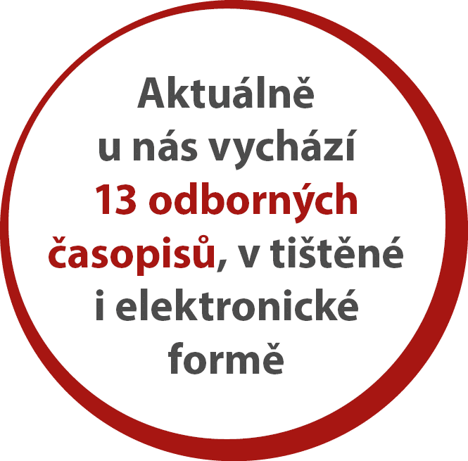 Aktu ln u n s vych z  13 odborn ch  asopis , v ti t n  i elektronick  form